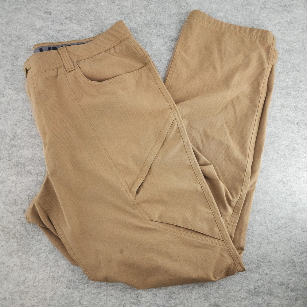 Under Armour Mens 38/32 Tan Loose Fit Tactical Cargo Pants Gorpcore Utility